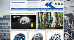 Desktop Screenshot of ked-helmsysteme.ch